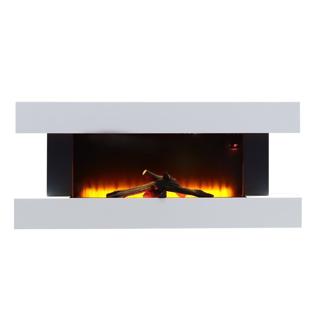 52 Inch Contemporary Wall Mounted/Freestanding Fireplace Mantel