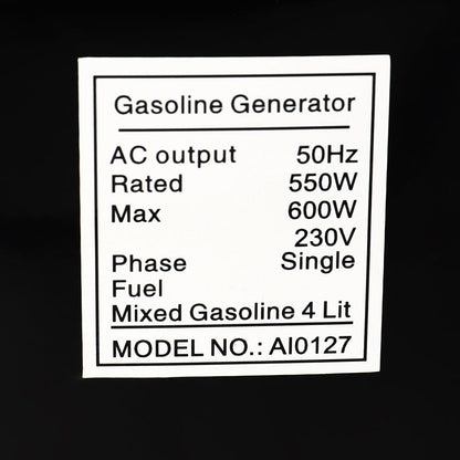 Petrol Powered Portable Electric Generator Power Station