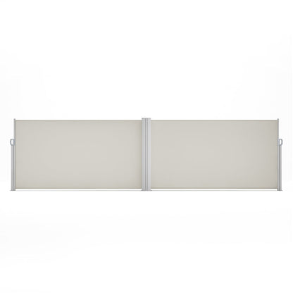 Retractable Double Side Awning - White Awnings   