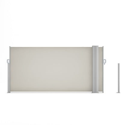 Retractable Double Side Awning - White Awnings   