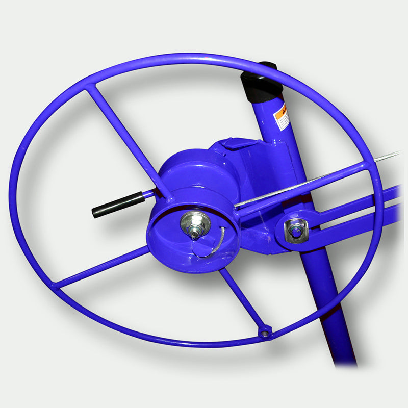 11 Ft Plasterboard Lifter with Rolling Casters Panel Hoist