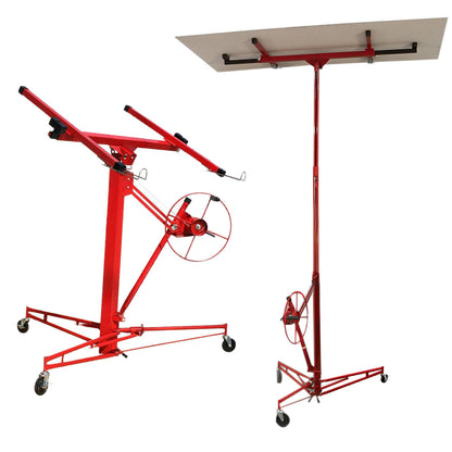 16 Ft Rolling Casters Plaster Board Lifter Panel Hoist
