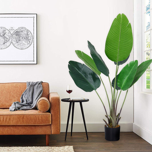 Artificial Banana Leaf Tree Faux Large Plants in Pot Plants   1.15 M 