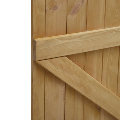 91CM Wide Pine Wood Garden Gate with Latch