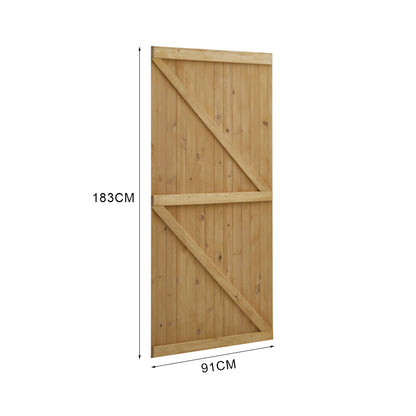 91CM Wide Pine Wood Garden Gate with Latch
