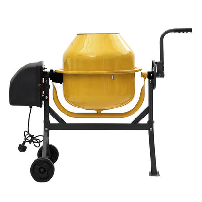 Portable Electric Cement Concrete Mixer with Wheels